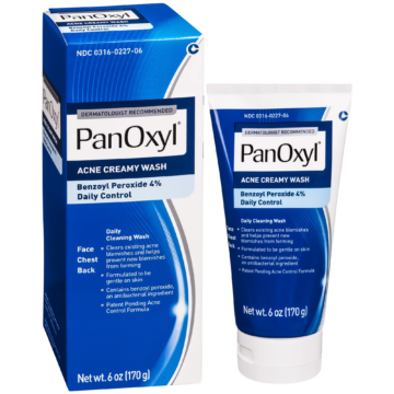 PanOxylÂ® Acne Creamy Wash Benzoyl Peroxide Daily Control 4% 170g | buy in Nigeria at buybetter.ng