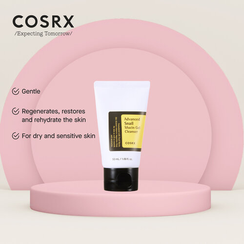 Cosrx Advanced Snail Mucin Gel Cleanser 50ml | Buy in Nigeria