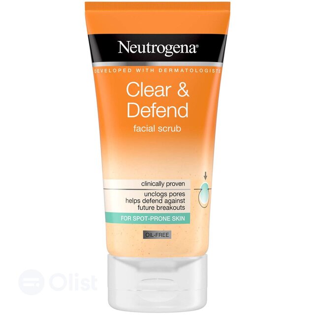 Neutrogena Clear & Defend Scrub 150ML | Buy in Nigeria