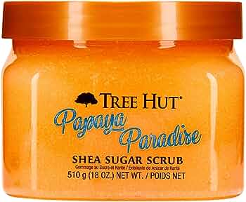 TREE HUT Papaya Paradise shea sugar scrub 510g