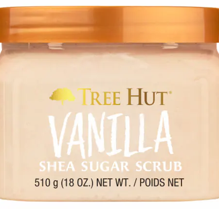 TREE HUT Vanilla shea sugar scrub 510g