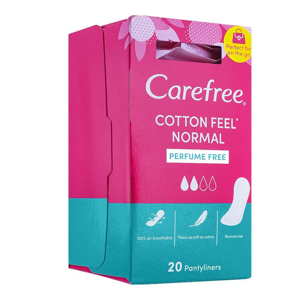 CAREFREE COTTON FEEL NORMAL (perfume free) 20 liners