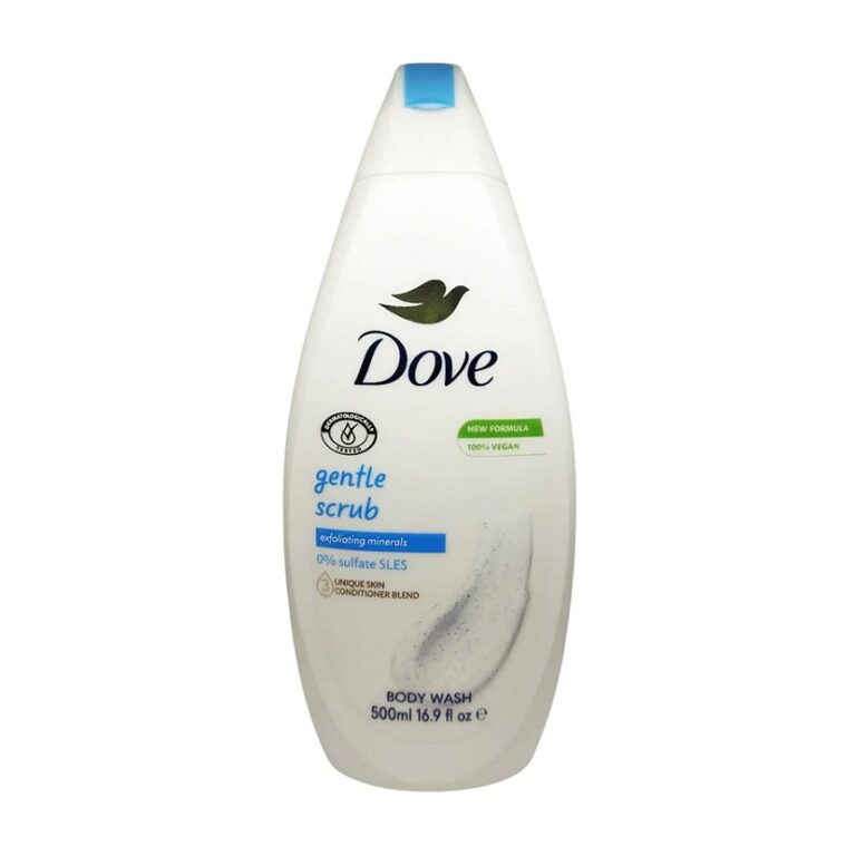 Dove Gentle Scrub (Exfoliating minerals) – Body Wash 500ml - Buybetter