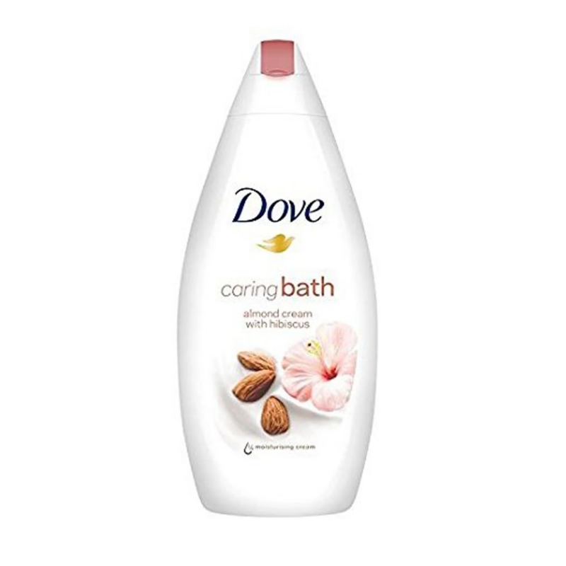 Dove Caring Bath Almond Cream With Hibiscus 750ml
