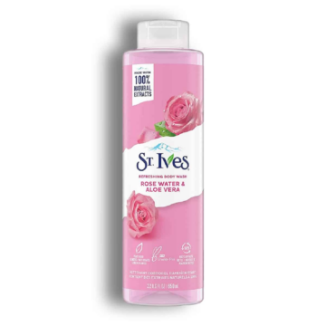 St Ives Refreshing Body Wash (Rose Water and Aloe Vera) 650ml | buy in Nigeria at buybetter.ng
