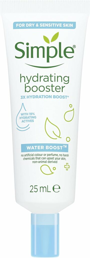 Simple Water Boost Hydrating Booster no harsh chemicals for dehydrated and dry skin 25 ml | Buy at Buybetter.ng