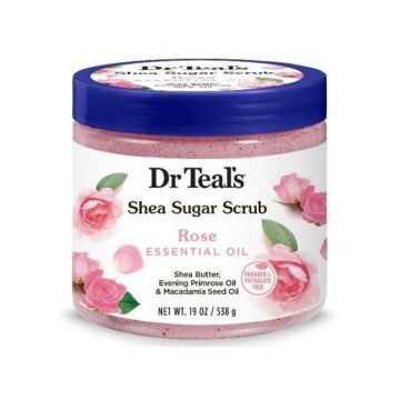 DR TEALS SHEA SUGAR SCRUB ROSE ESSENTIAL OIL 538G|Buy at buybetter.ng