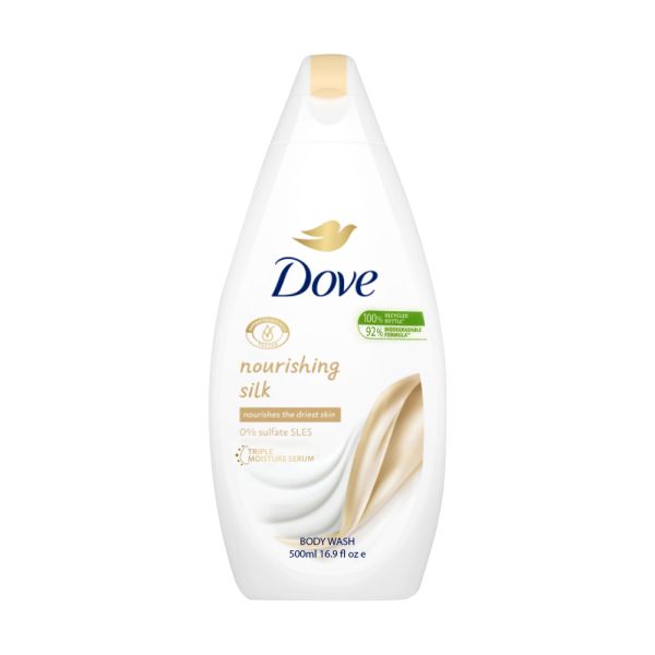 Dove Nourishing Silk (Nourishes the Driest skin) 500ml | Buy at Buybetter.ng