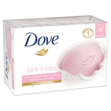 DOVE Pink (for soft, smooth skin) 4 bars 360g | buy in Nigeria at buybetter.ng
