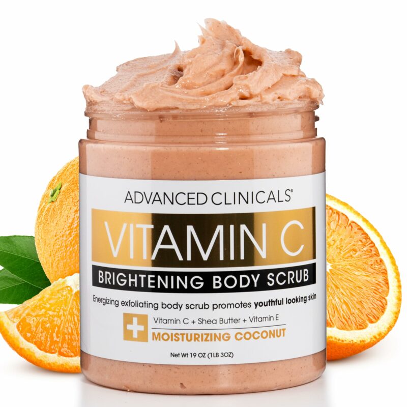 Advanced Clinicals Vitamin C Brightening Body Scrub Net Wt 19 OZ (1LB 3OZ) |Buy at buybetter.ng