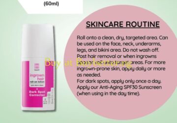Touch Ingrown Hair Roll-On Lotion (With AHA & BHA+ Dark Spot Corrector) 60ml| Buy at buybetter.ng