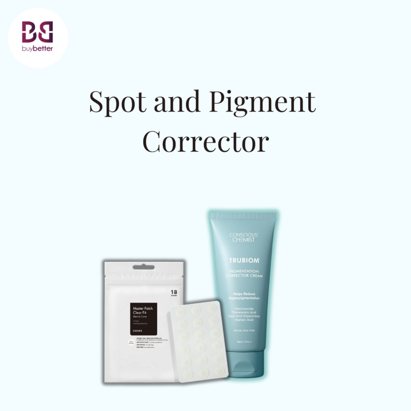 Spot and Pigment Corrector (cosrx clear fit master patch & conscious chemist trubiom cream) | buy in Nigeria at buybetter.ng