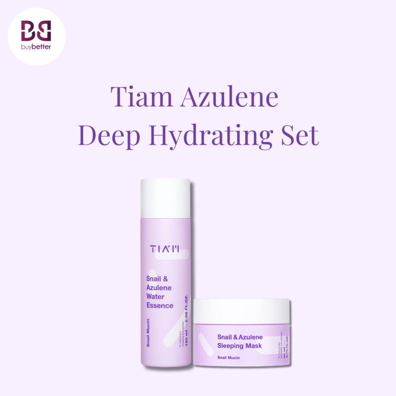 Tiam Azulene Deep Hydrating Set (tiam azulene sleeping mask & tiam azulene water essence) | buy in Nigeria at buybetter.ng